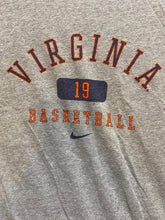 Load image into Gallery viewer, Virginia Basketball Shirt Mens Large Gray Nike Center Swooch Large Spell Out

