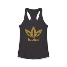 Load image into Gallery viewer, Labias Funny Parody Women's Ideal Racerback Tank
