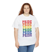 Load image into Gallery viewer, Pride Pride Pride Pride T-Shirt, Rainbow Shirts, Pride Tshirt, Equality Shirt, Equal Rights Shirt, Pride Month Shirts, Gay Pride Shirts
