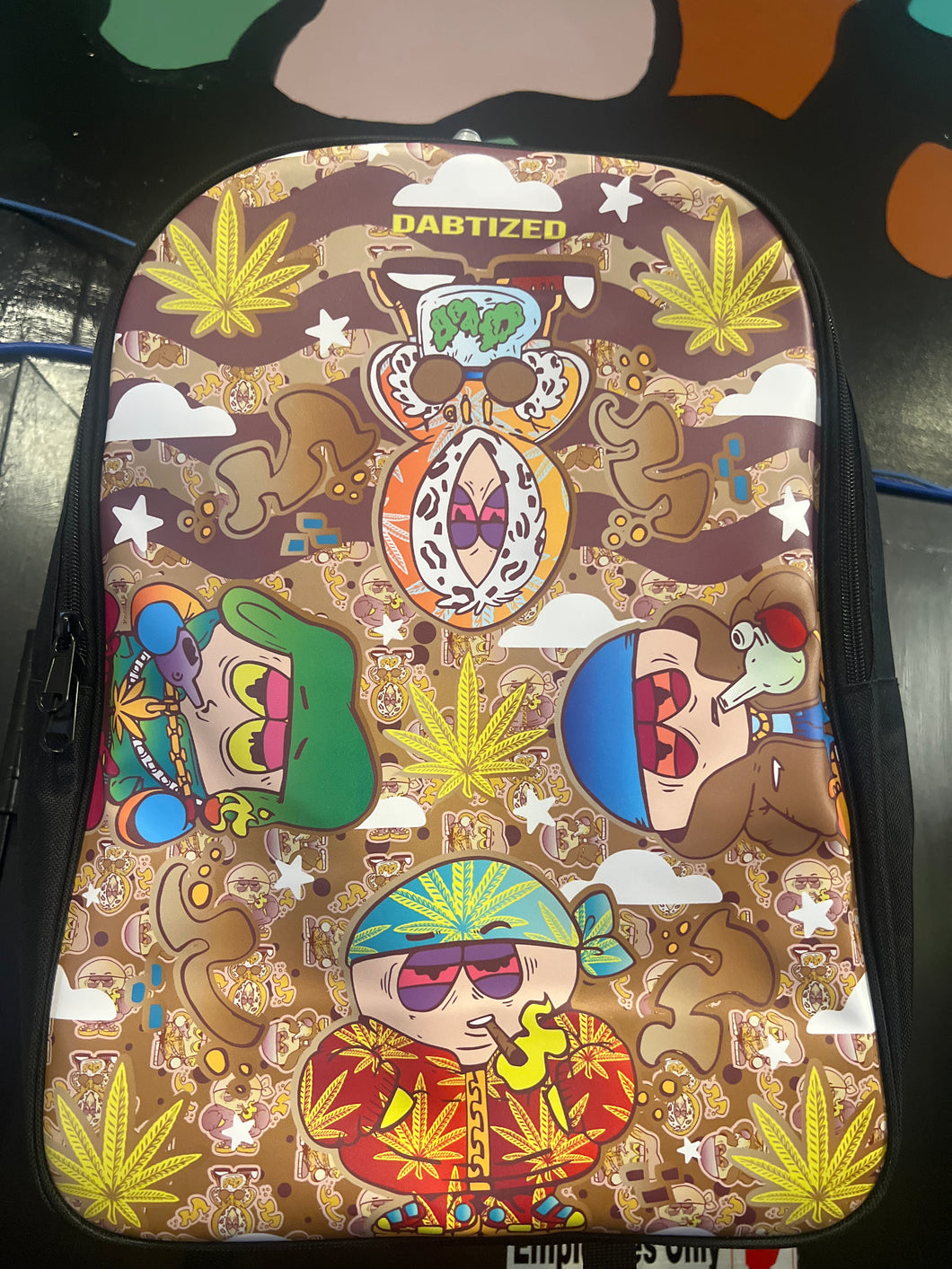 Dabtized South Park Large zippered bookbag