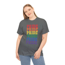 Load image into Gallery viewer, Pride Pride Pride Pride T-Shirt, Rainbow Shirts, Pride Tshirt, Equality Shirt, Equal Rights Shirt, Pride Month Shirts, Gay Pride Shirts
