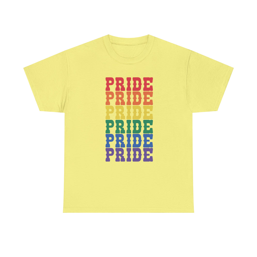 Pride Pride Pride Pride T-Shirt, Rainbow Shirts, Pride Tshirt, Equality Shirt, Equal Rights Shirt, Pride Month Shirts, Gay Pride Shirts
