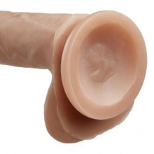 Load image into Gallery viewer, CLOUD 9 DUAL DENSITY DILDO 6IN W/ BALLS TAN/ MOCHA
