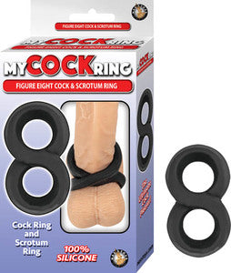 MY COCKRING FIGURE EIGHT COCK & SCROTUM RING