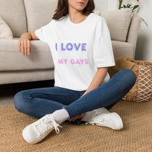 Load image into Gallery viewer, I love my gays Unisex Softstyle T-Shirt
