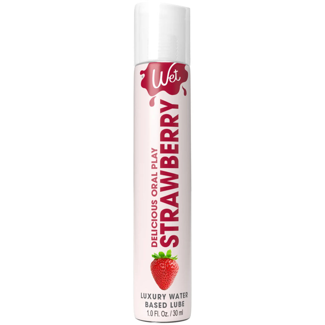 Wet Flavored Strawberry Oral Lubricant