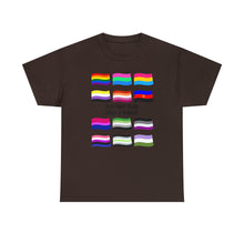 Load image into Gallery viewer, Fly That Flag Loud &amp; Proud T-Shirt, Rainbow Shirts, Gay Pride Tshirt, Rainbow Tee, LGBTQIA+ Flags T-Shirt, Pride Month Shirts, Gay Pride Tee
