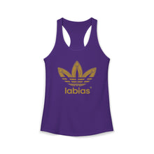 Load image into Gallery viewer, Labias Funny Parody Women's Ideal Racerback Tank
