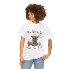 Load image into Gallery viewer, My Soul is Fed with Needle and Thread Shirt, Knitting Shirt, Crochet T shirt, Sewing Gift, Yarn, Gift for knitter, Crochet Love
