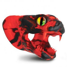Load image into Gallery viewer, CREATURE COCK MASTER COBRA SILICONE COCK RING RED

