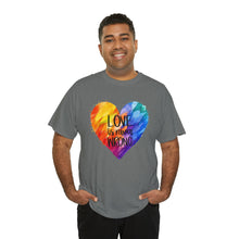 Load image into Gallery viewer, Love Is Never Wrong T-Shirt, Rainbow Shirts, Gay Pride Tshirt, LGBTQ Shirt, LGBTQ Pride Shirt, Pride Month Shirts, Equal Rights Shirt
