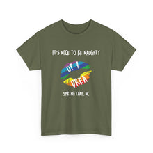 Load image into Gallery viewer, It&#39;s Nice to be Naughty Up4Drea Pride T-Shirt, Pride Month Shirts, Gay Lesbian Pride Tee, Gay Gift, LGBTQ Shirt, North Carolina Shirt
