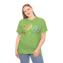 Load image into Gallery viewer, Wifey T-Shirt, Rainbow Shirts, Gay Pride Tshirt, Lesbian Pride Shirt, LGBTQ Pride Shirt, Pride Month Shirts, Rainbow Wifey Shirt, Gay Pride
