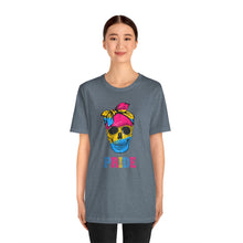 Load image into Gallery viewer, Pansexual Pride Skull Gay Rights T-Shirt, Human Rights Shirt, Equality T-Shirt, LGBTQ+ Shirts, Pride Tee
