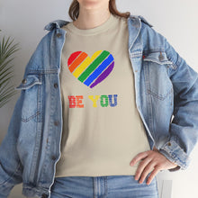 Load image into Gallery viewer, Be You Gay Rights T-Shirt, Human Rights Shirt, Equality T-Shirt, LGBTQ+ Shirts, Pride Tee
