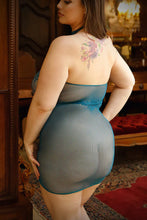 Load image into Gallery viewer, Teal Me When Halter Dress
