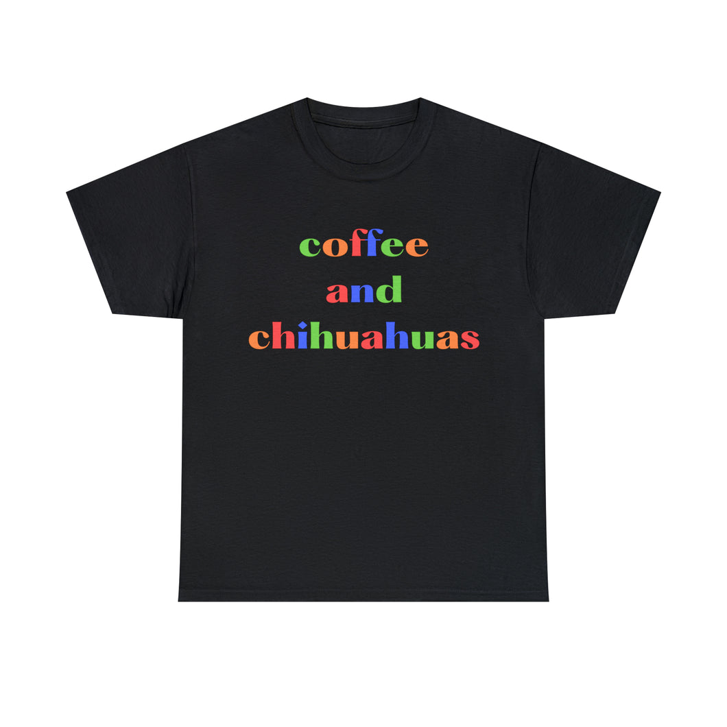 Coffee and Chihuahua Dog Shirt Cute Chi Paw Shirt Dog Owners Gifts Funny Dog Shirt Coffee Shirt for Women Puppy Shirt t-shirt