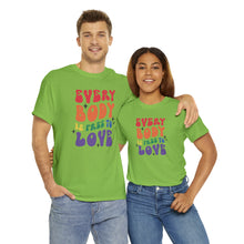 Load image into Gallery viewer, Everybody Is Free To Love T-Shirt, Rainbow Shirts, Equality Tshirt, Equal Rights Shirt, Social Justice Shirt, Pride Month Shirts, Gay Pride
