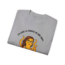 Load image into Gallery viewer, Funny Octopus T-Shirt, Cute Humor Tee for Ocean Lovers, Gift for Friends, Fun Party Shirt, Casual Wear, Unique Graphic Tee
