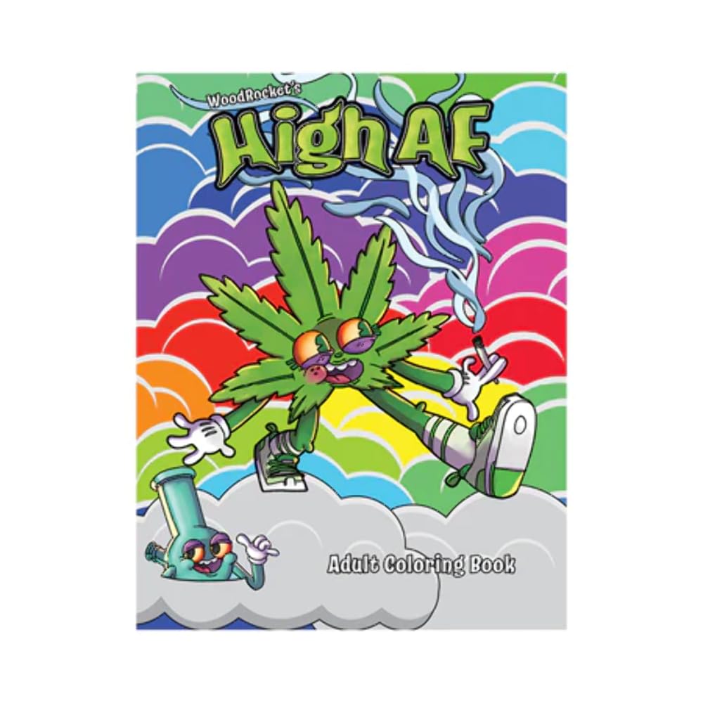 WoodRocket’s High AF Adult Coloring Book