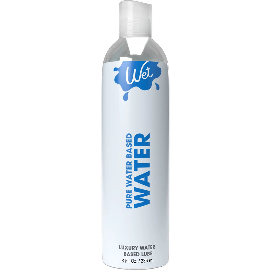 Wet Water Based Personal Lubricants 8 fluid ounces