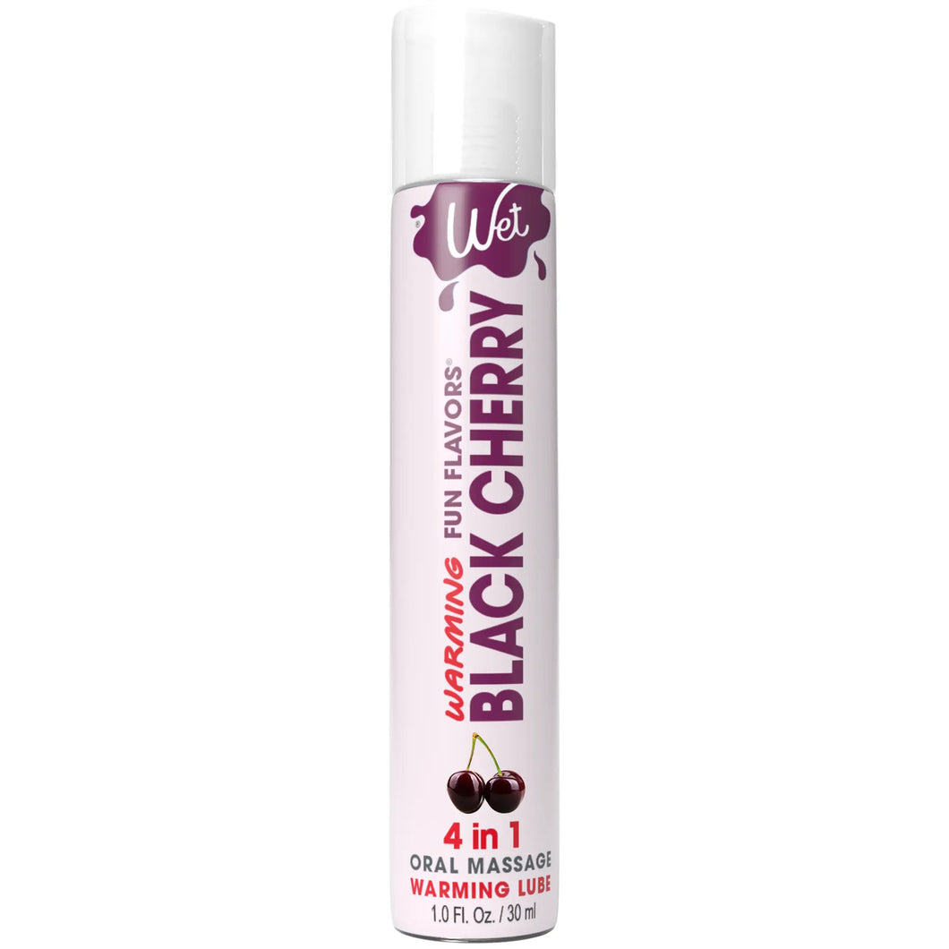 Wet Black Cherry Warming Flavored Lubricant 1 fluid ounce
