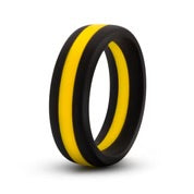 Load image into Gallery viewer, Performance - Silicone Pro Cock Ring - Black/Gold/Black

