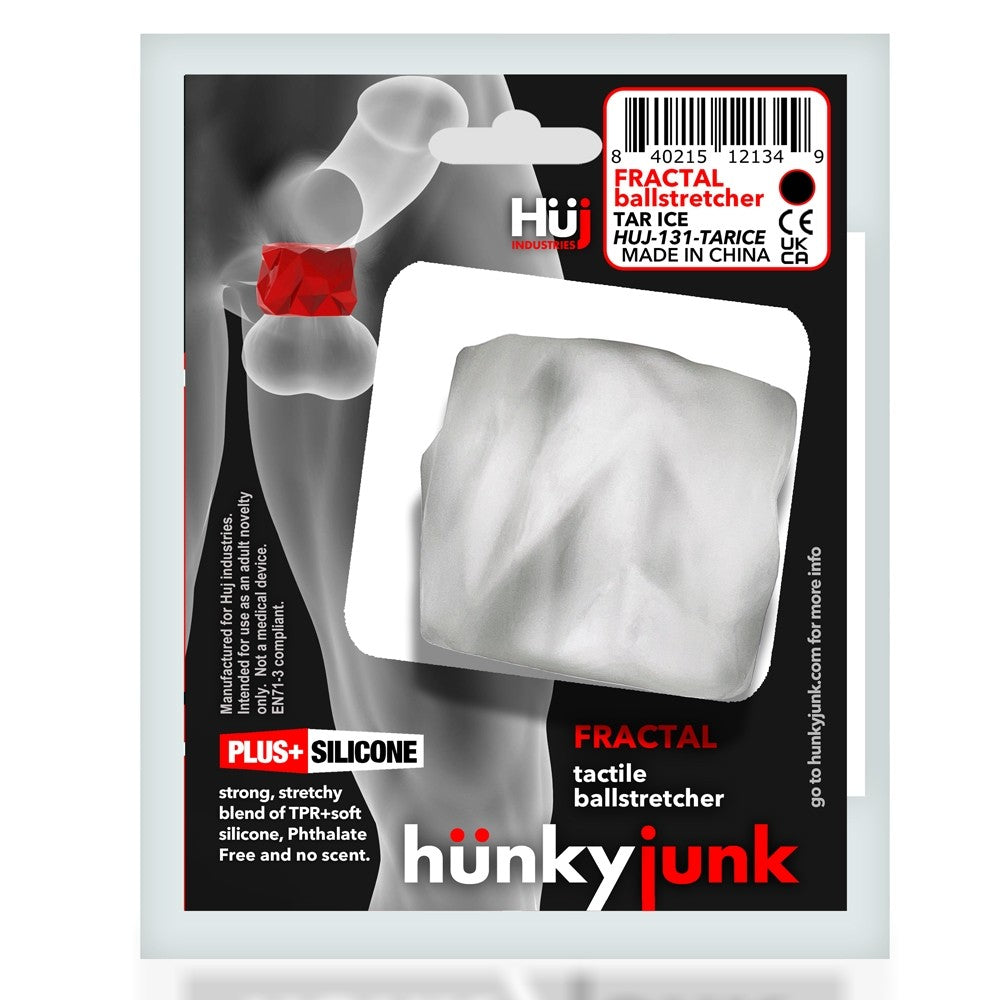 Hunky Junk Fractal Ball Stretcher Clear Ice