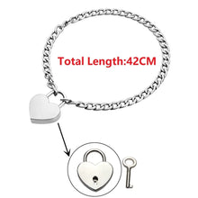 Load image into Gallery viewer, Heart lock day collar
