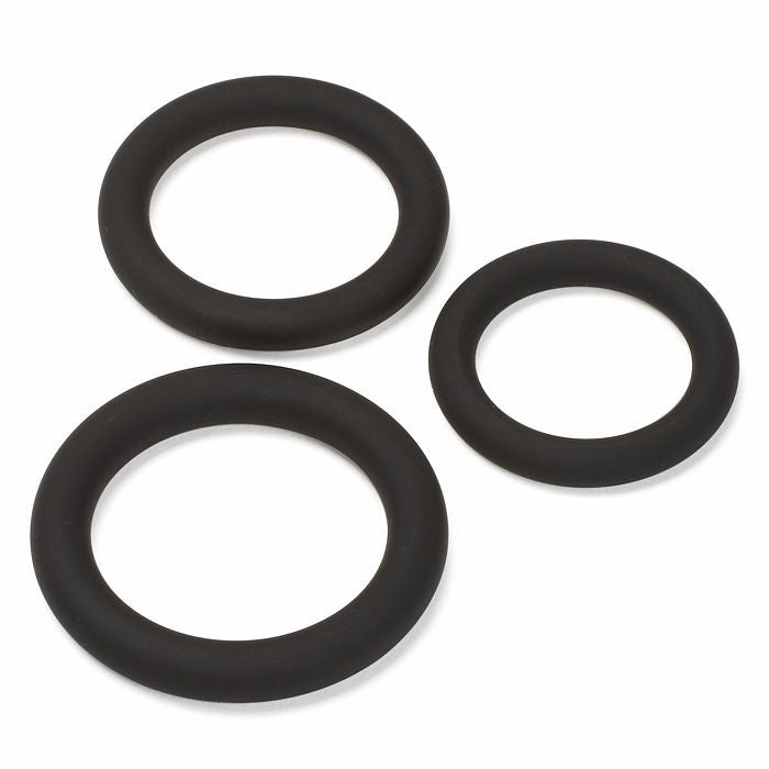 Silicone Cock Rings 3 Piece Set
