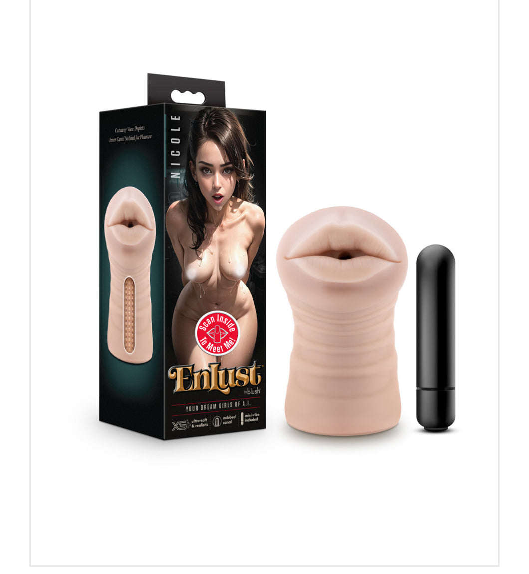 EnLust - Nicole - Vibrating stroker - Beige