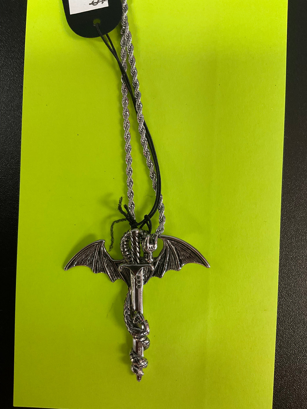 dragon and sword necklace