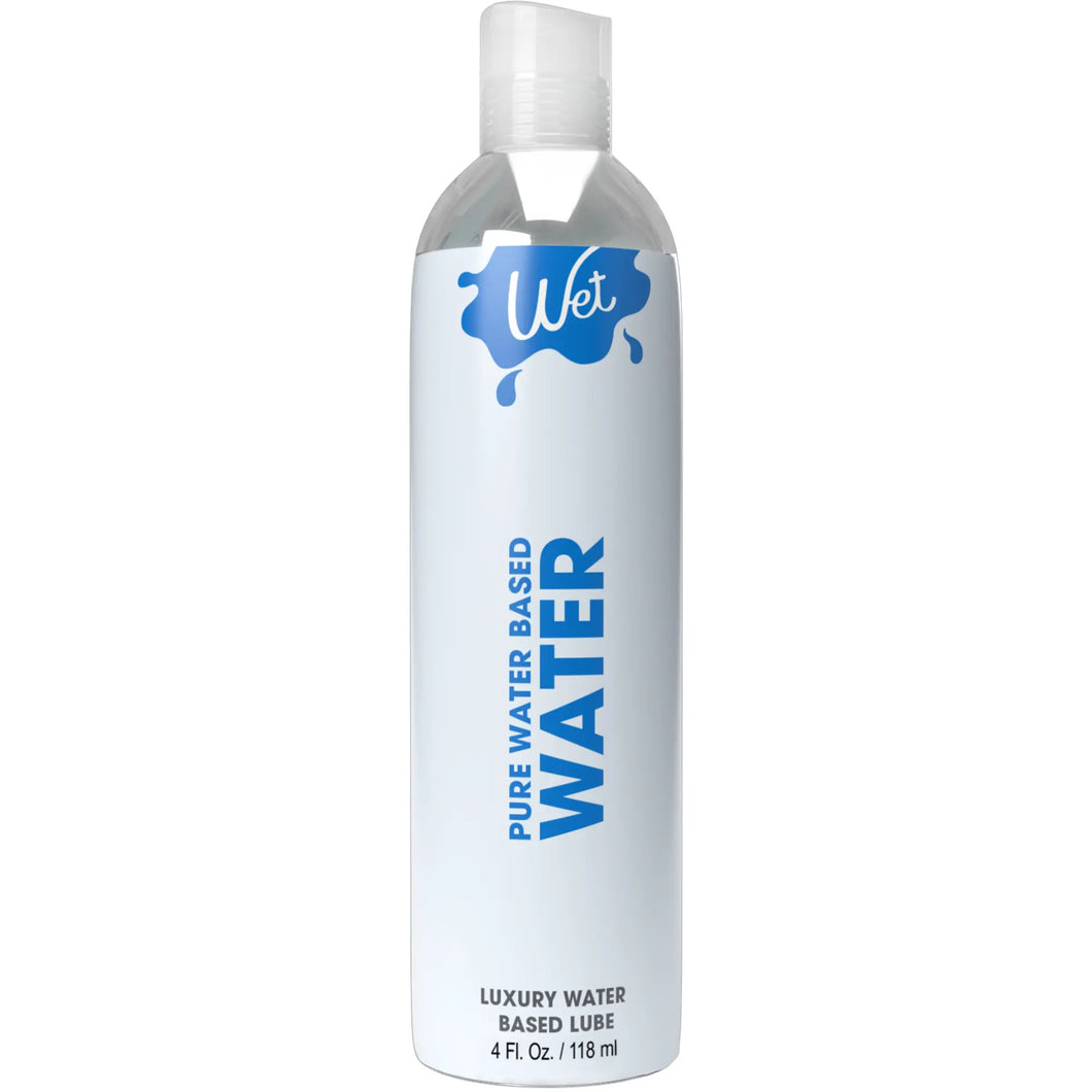 Wet Water Based Personal Lubricants 4 fluid ounces