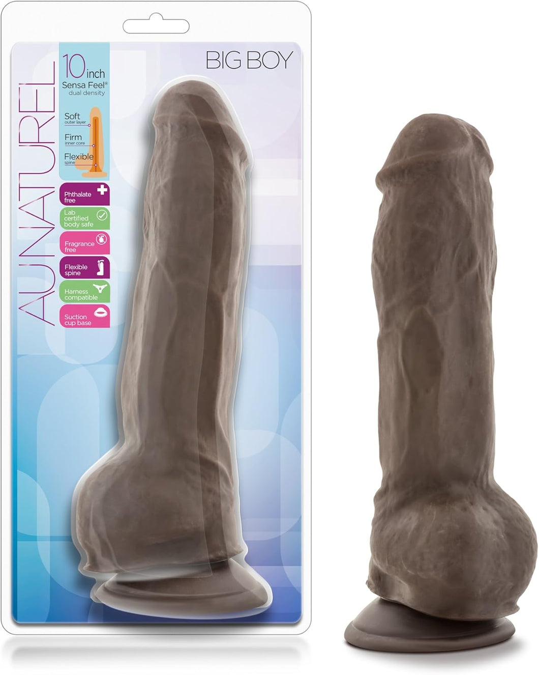 AU Naturel Big Boy 10in. Chocolate