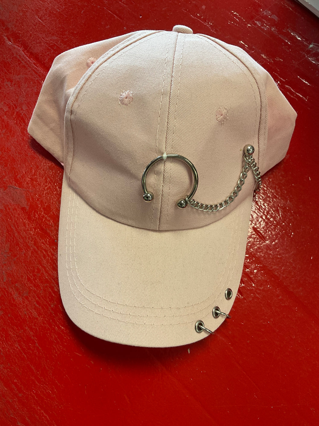 pink chain hat/ball cap