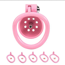 Load image into Gallery viewer, Pretty in pink chastity cage
