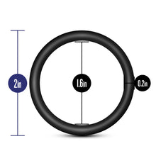 Load image into Gallery viewer, Performance - VS3 Pure Premium Silicone Cock Rings - Large - Black
