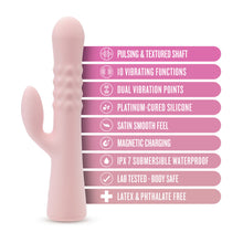 Load image into Gallery viewer, Blush Jamie Pink Rabbit Vibrator
