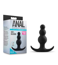 Load image into Gallery viewer, Anal Adventures Platinum Beaded Plug
