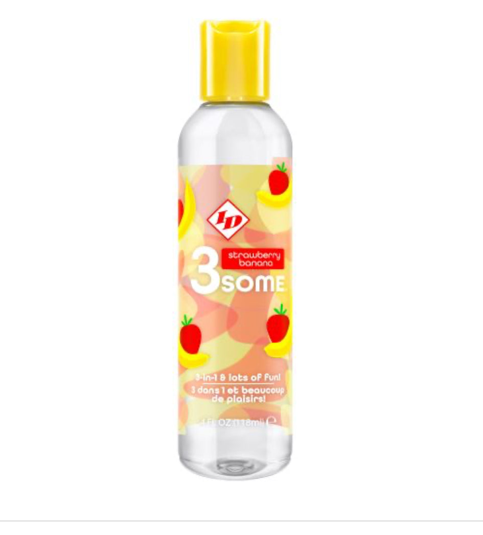 ID 3Some Strawberry Banana 4 ounces from ID Lubes