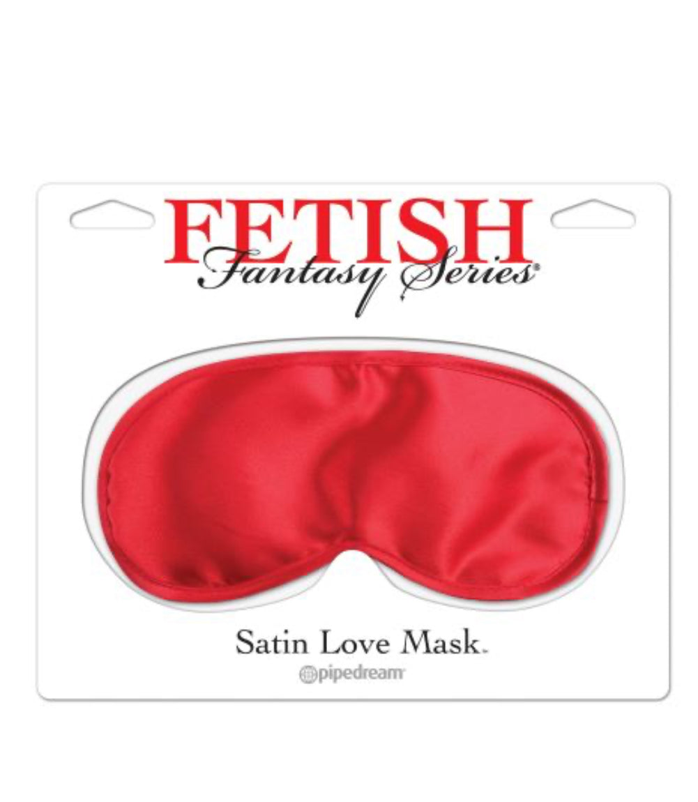 Fetish Fantasy Series Satin Love Mask Red Satin