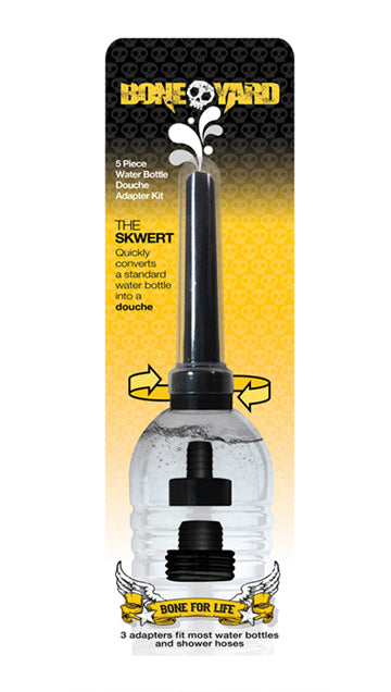 Boneyard Skwert 5 Piece Water Bottle Douche Adapter Kit