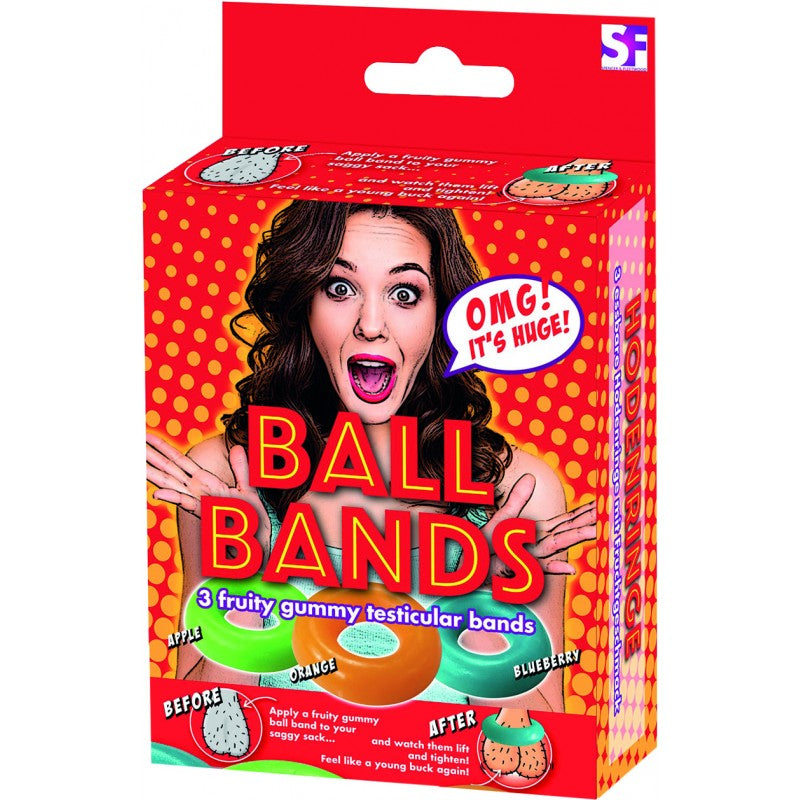 Gummy Ball Bands 3 Pack Assorted