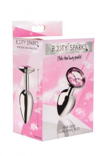 Booty Sparks Pink Gem Small Anal Plug from XR Brands