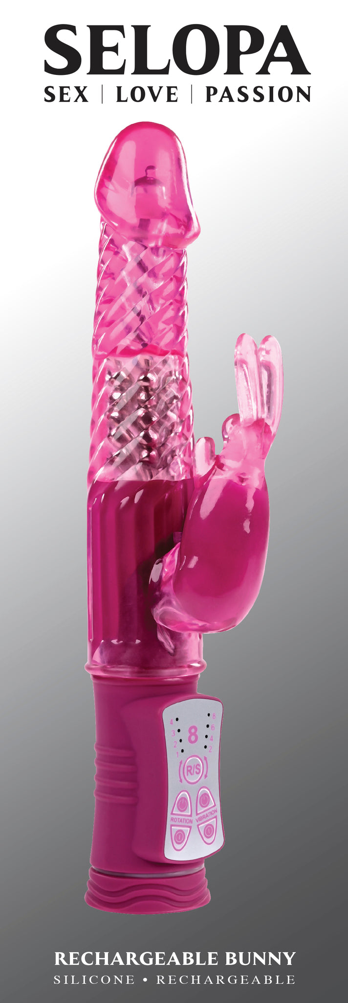 Selopa Bunny Rechargeable Vibrator Pink