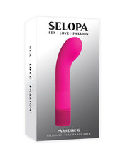 Load image into Gallery viewer, Selopa Paradise G Pink Silicone G-Spot Vibrator
