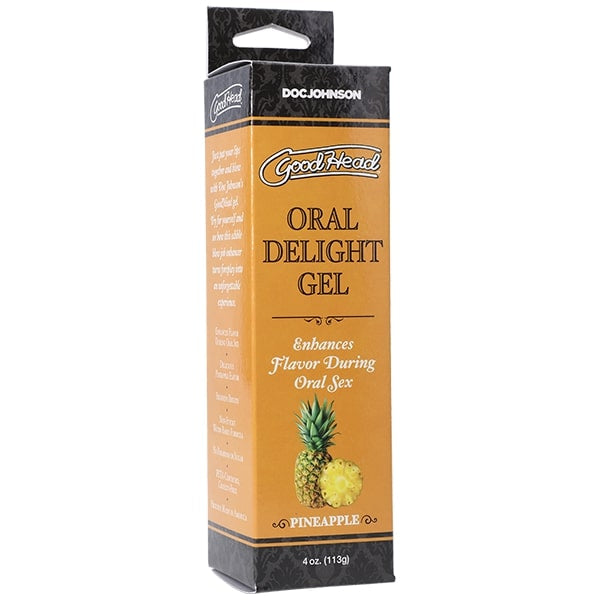 Goodhead Oral Delight Gel 4 fluid ounces Pineapple