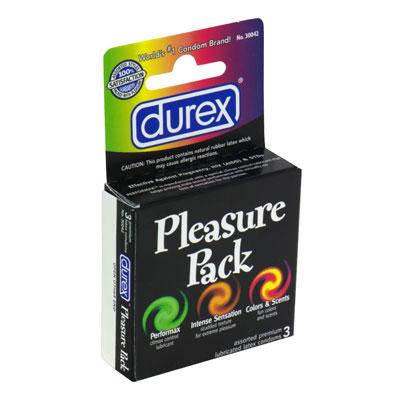 DUREX Pleasure Pack Condoms - 3 pack