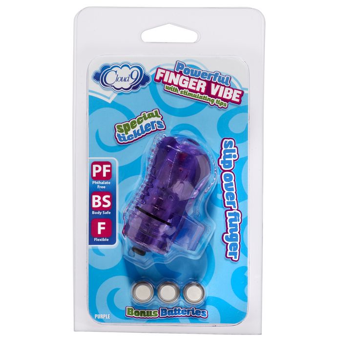 Cloud 9 Powerful Finger Vibe with Stimulating Tips