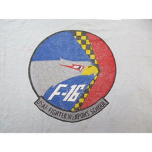 Load image into Gallery viewer, VTG F-16 USAF Fighter Shirt Adult Large Single Stitch 80s 1986 US Air Force Mens
